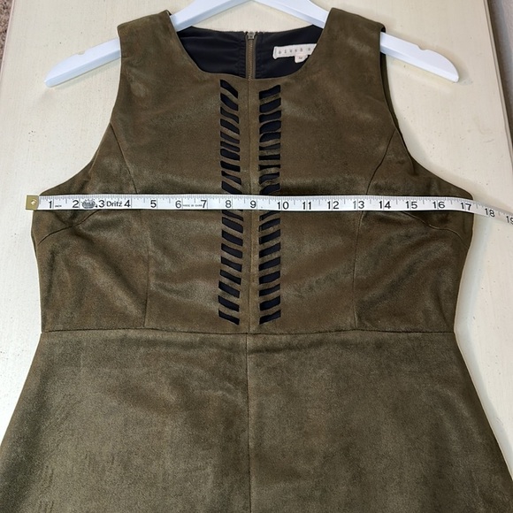 Blush Noir Faux Suede Dress Size M - Picture 12 of 15